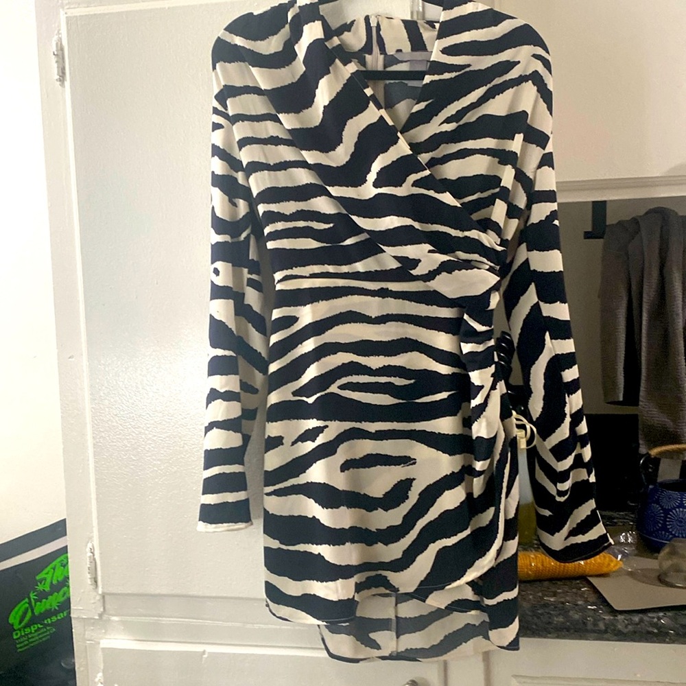 H&M zebra dress nwot